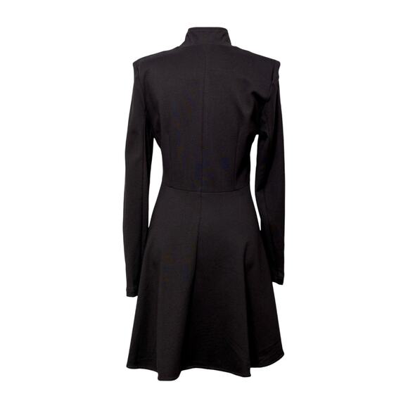Patrizia Luca Women's High Low Front Zipper Black Tailcoat Jacket Size XS NWT - Picture 3 of 4